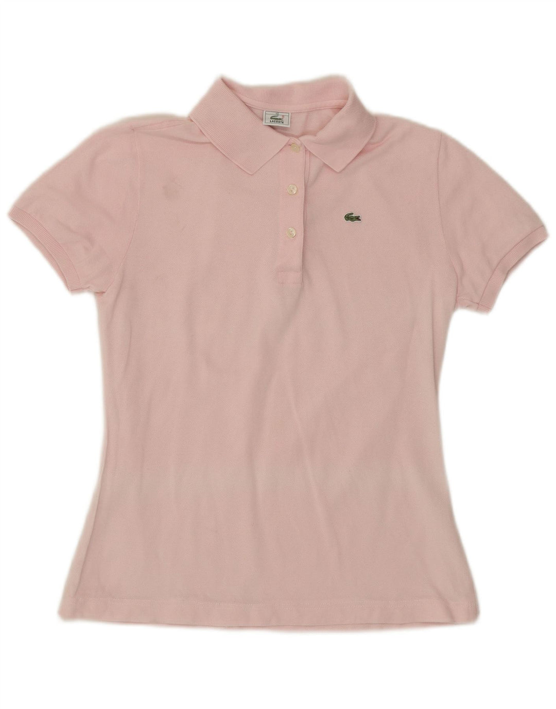 Lacoste Damen-Poloshirt, Größe 40, mittelrosa, Baumwolle