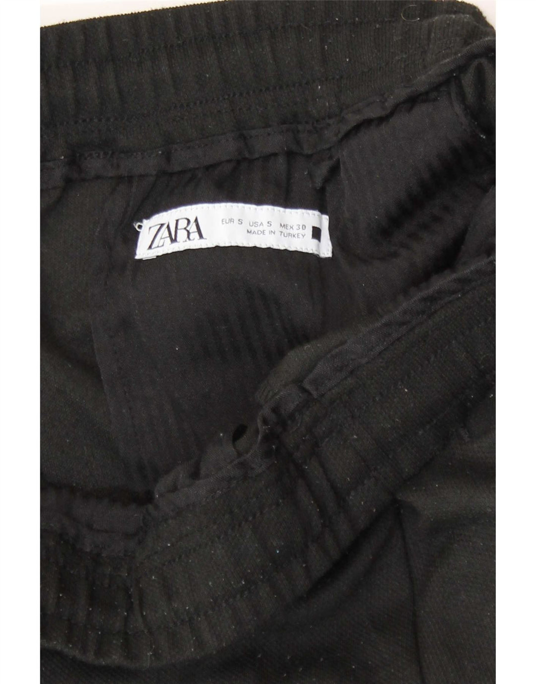 Zara Herren-Freizeithose, Größe S, W30, L27, Schwarz