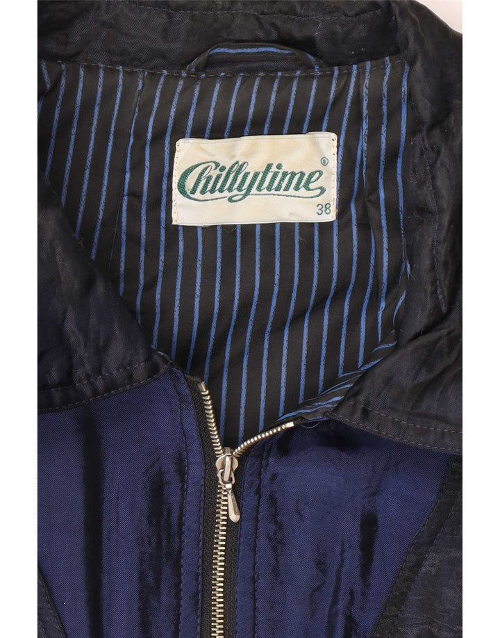 Chillytime Damen-Windbreakerjacke UK 38 Medium Navy Blue Colourblock