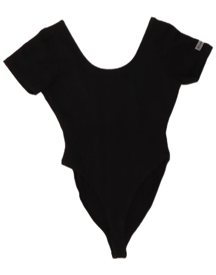 Champion Damen-Body, UK-Größe 44, Größe L, Schwarz, Baumwolle