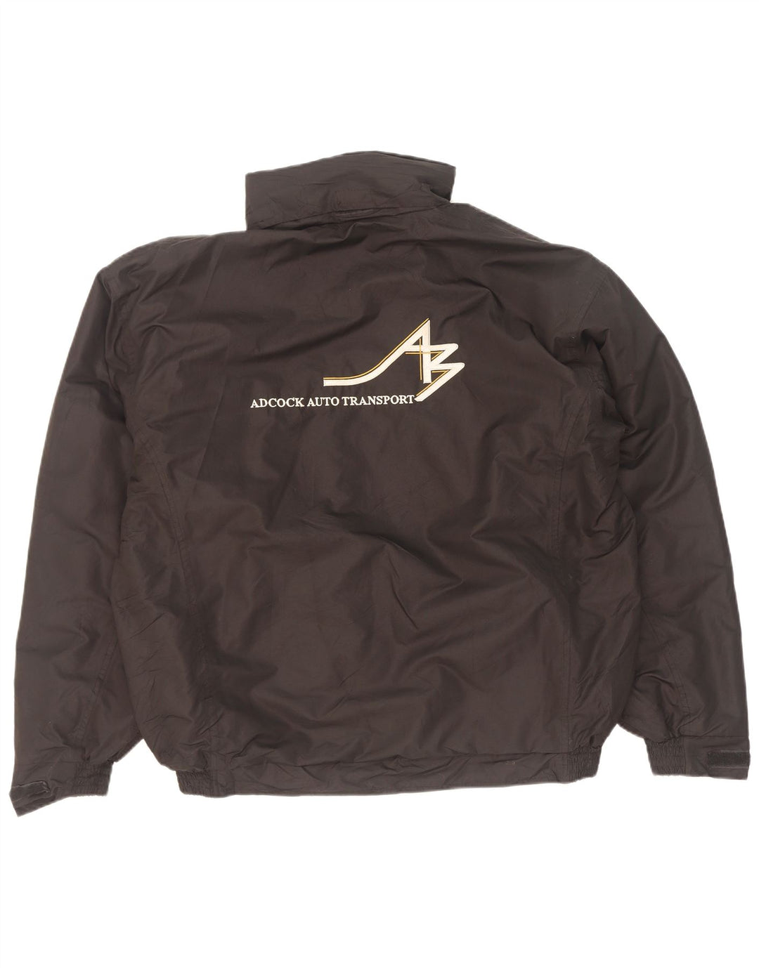 Dickies Herren-Bomberjacke mit grafischer Kapuze, Gr. 40, großes schwarzes Nylon