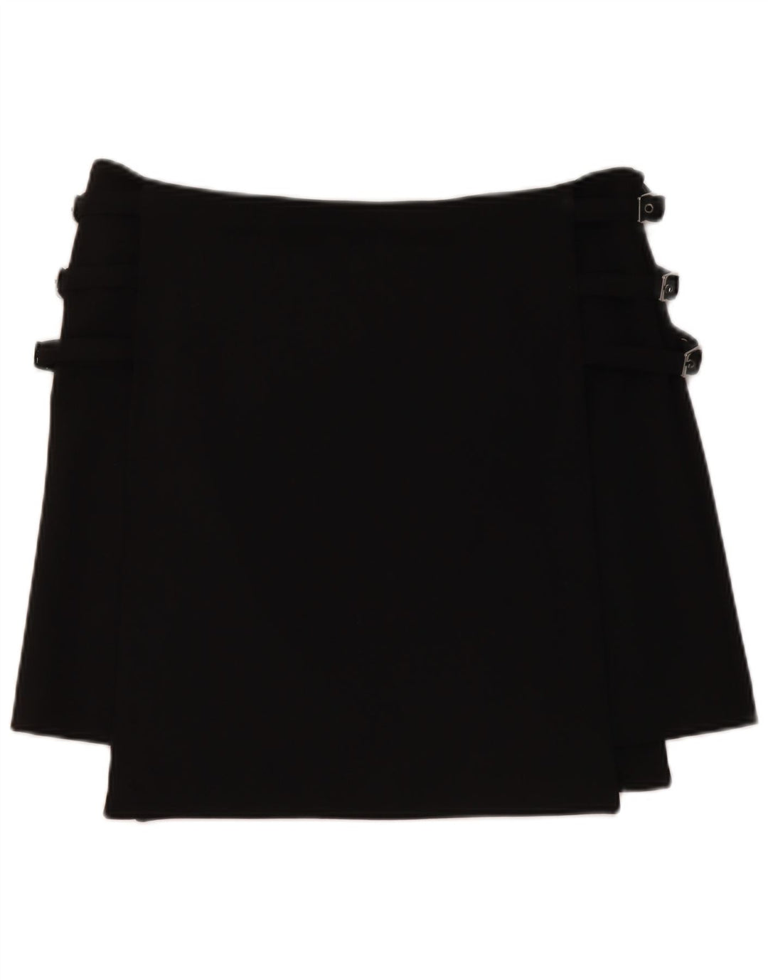 Armani Damen Minirock US 10 Large W34 Schwarz Polyester