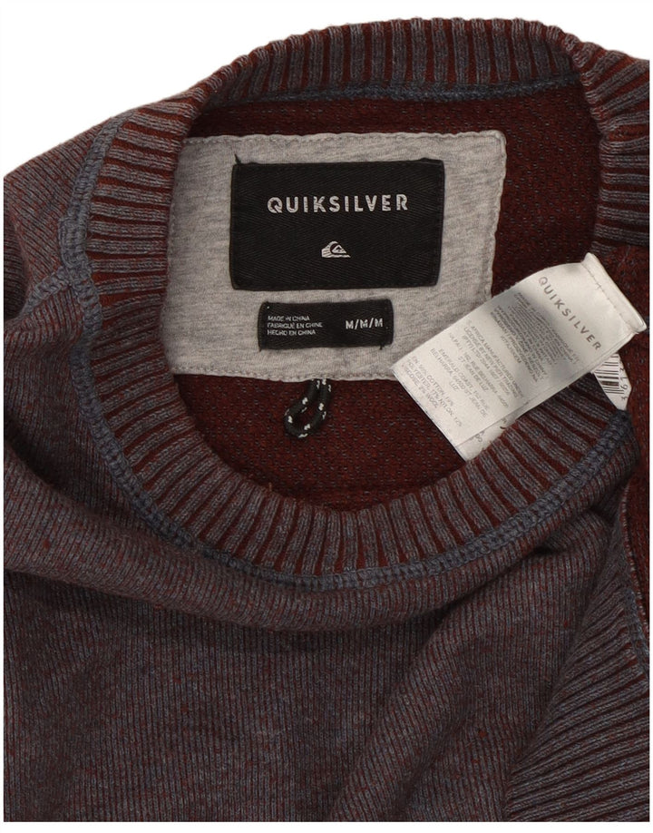 Quiksilver Herren-Sweatshirt-Pullover, mittlere Burgunder-Baumwolle