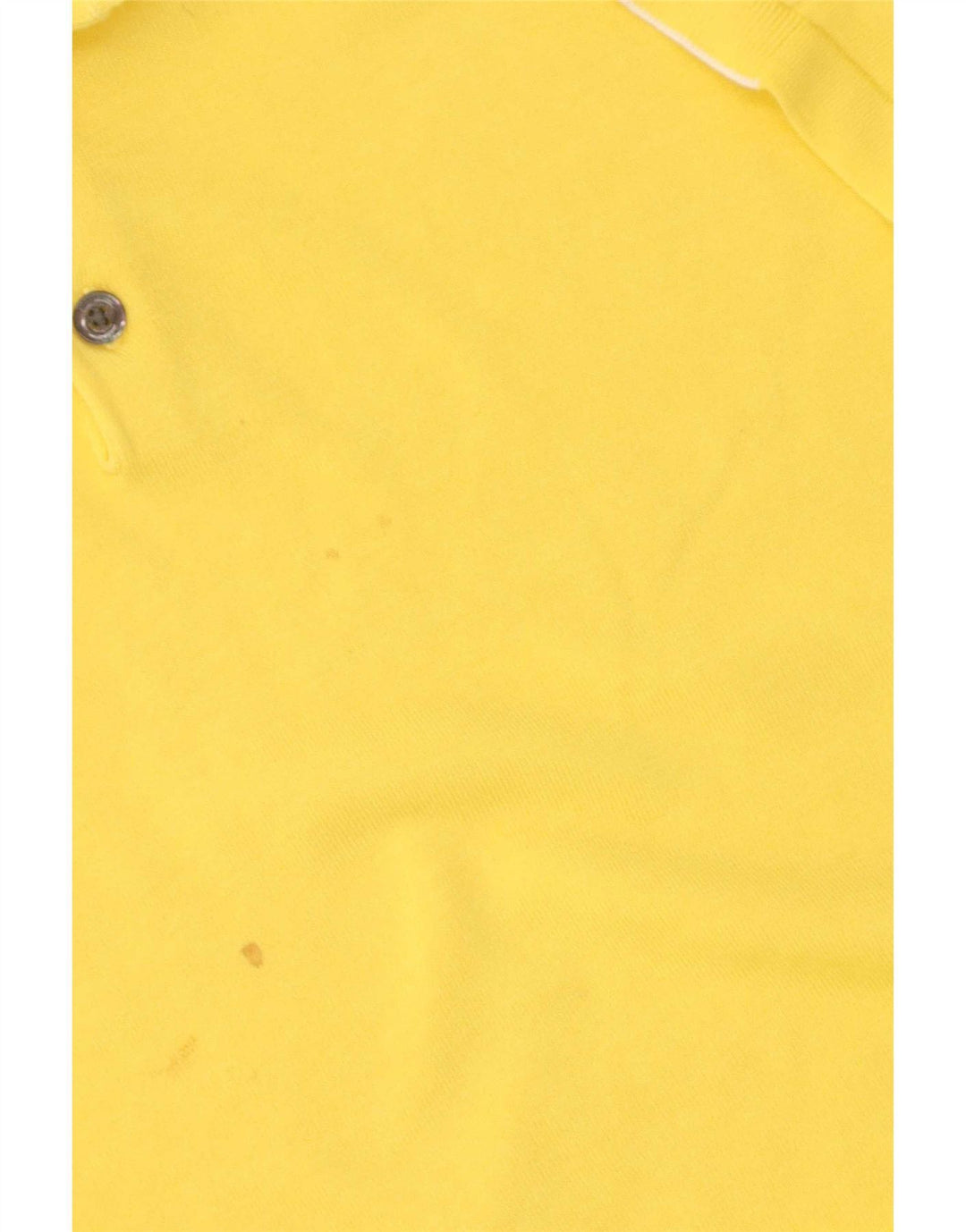 Massimo Dutti Herren Poloshirt XL Gelb Baumwolle