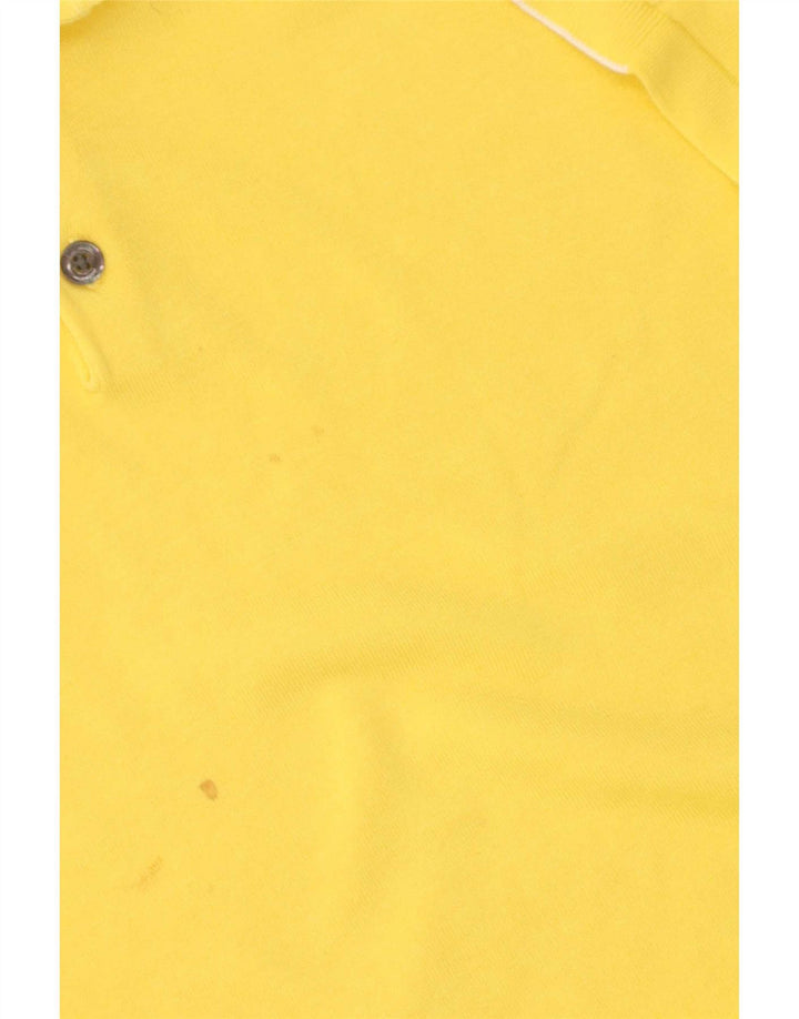 Massimo Dutti Herren Poloshirt XL Gelb Baumwolle