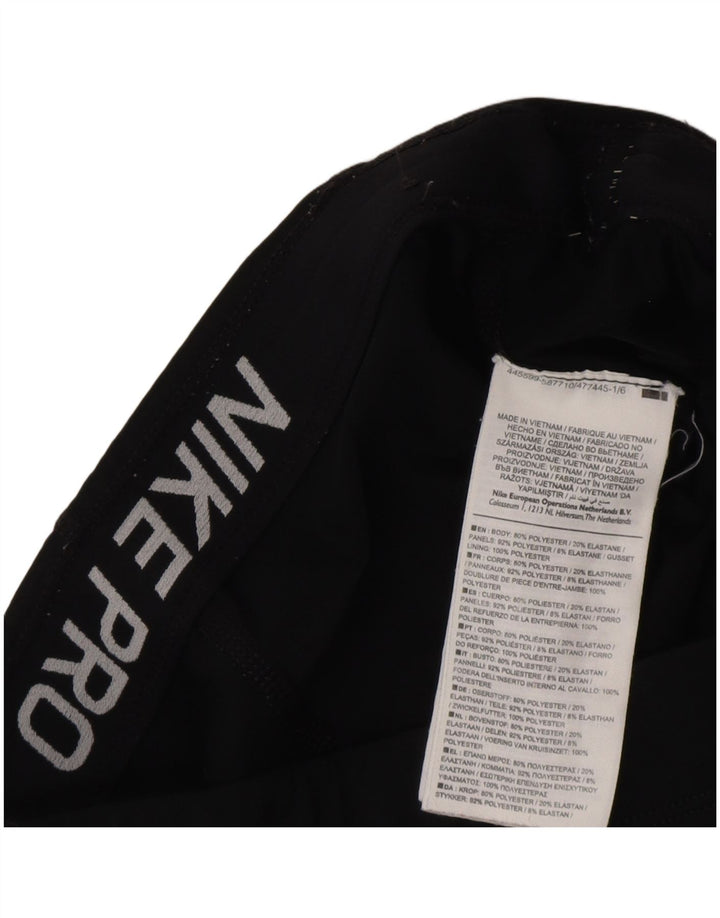 Nike Damen-Trainingshose, Gr. 10, Größe S, Schwarz, Polyester