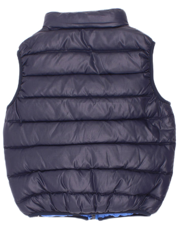 Wendbare wattierte Weste von North Sails für Jungen, 3–4 Jahre, marineblaues Polyester