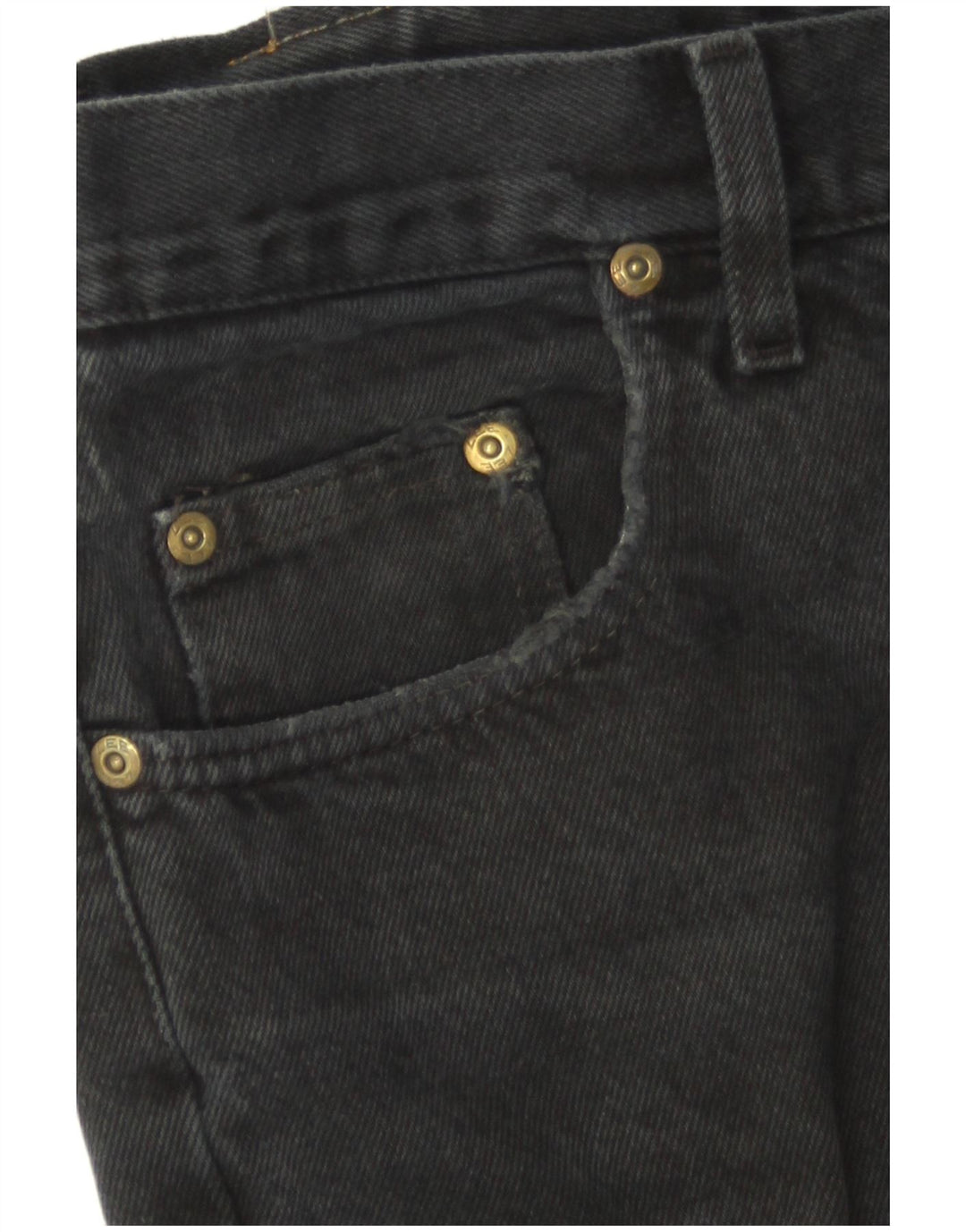 LEE Herren Riders Straight Jeans W32 L30 Schwarze Baumwolle