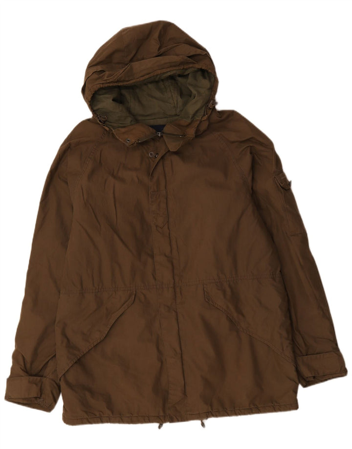 French Connection Herren-Windjacke mit Kapuze, UK 38, Mittelbraun