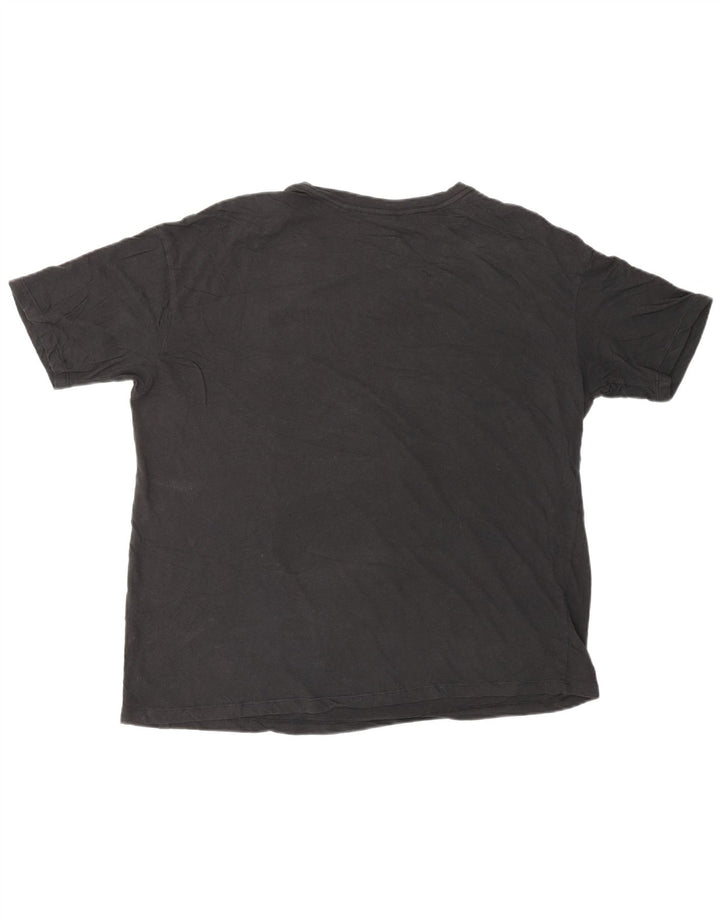 HURLEY Herren-T-Shirt mit Grafik, Größe L, aus schwarzer Baumwolle