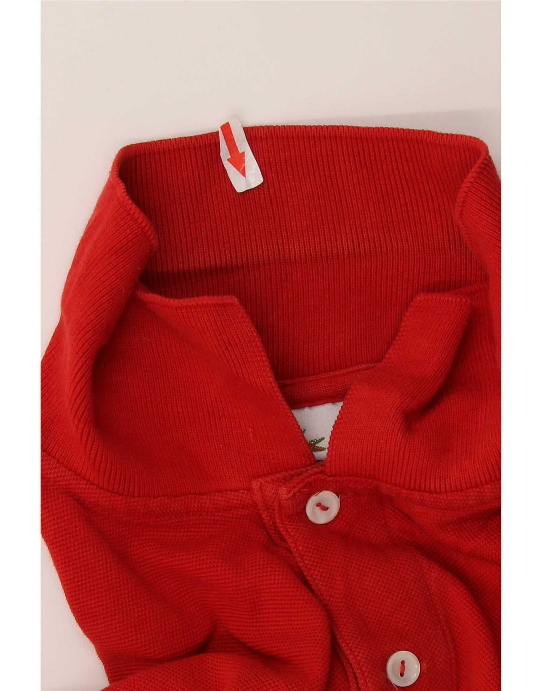 Lacoste Herren-Poloshirt, Größe 2 XS, rote Baumwolle