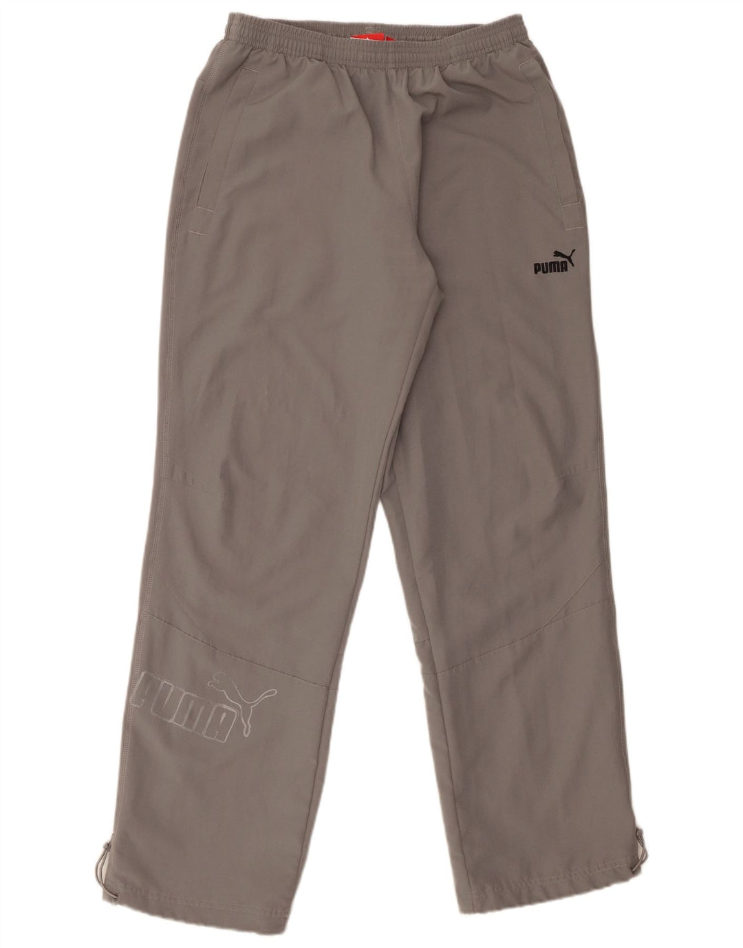 Puma Herren-Trainingshose mit Grafik, mittelgraues Polyester