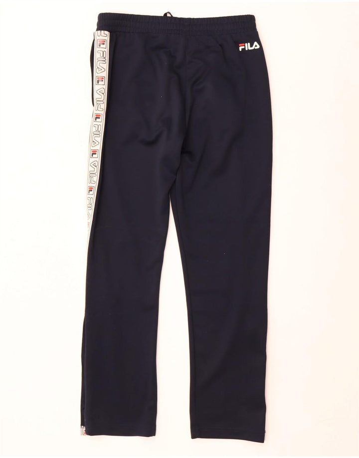 Fila Herren-Trainingshose mit Grafik, mittelgroß, Marineblau, Farbblock