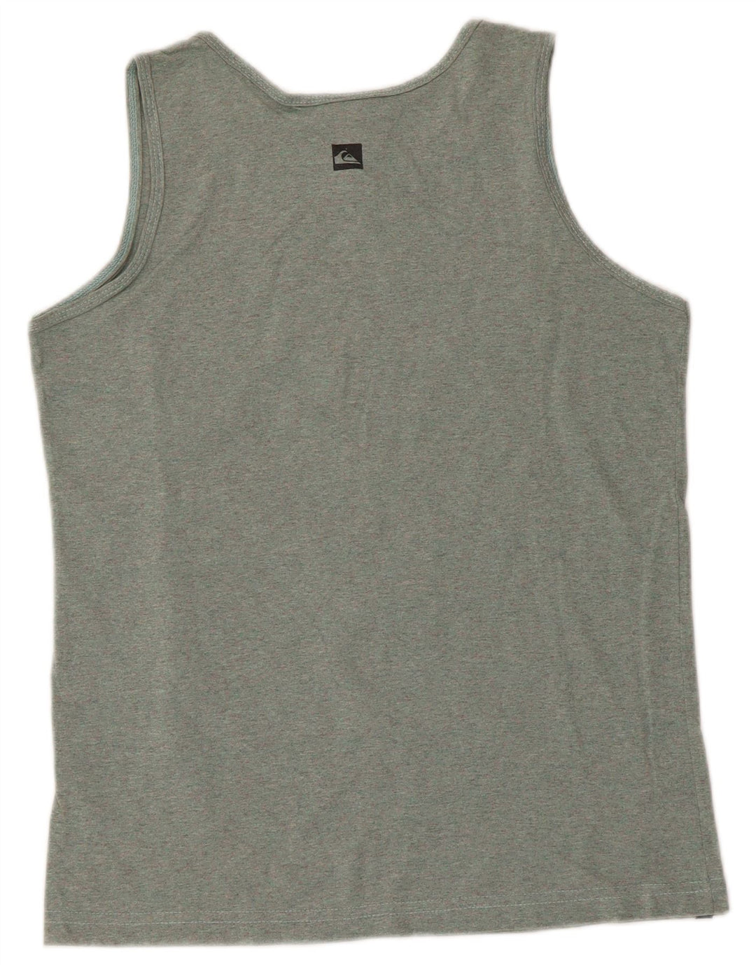 Quiksilver Mens Graphic Vest Top Small Grüne Baumwolle