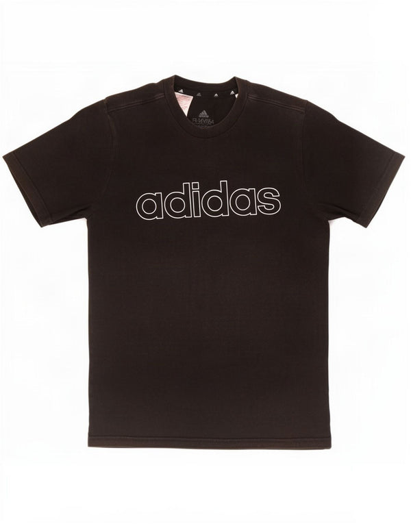 Adidas T-Shirt mit Grafik für Jungen, 13–14 Jahre, schwarze Baumwolle