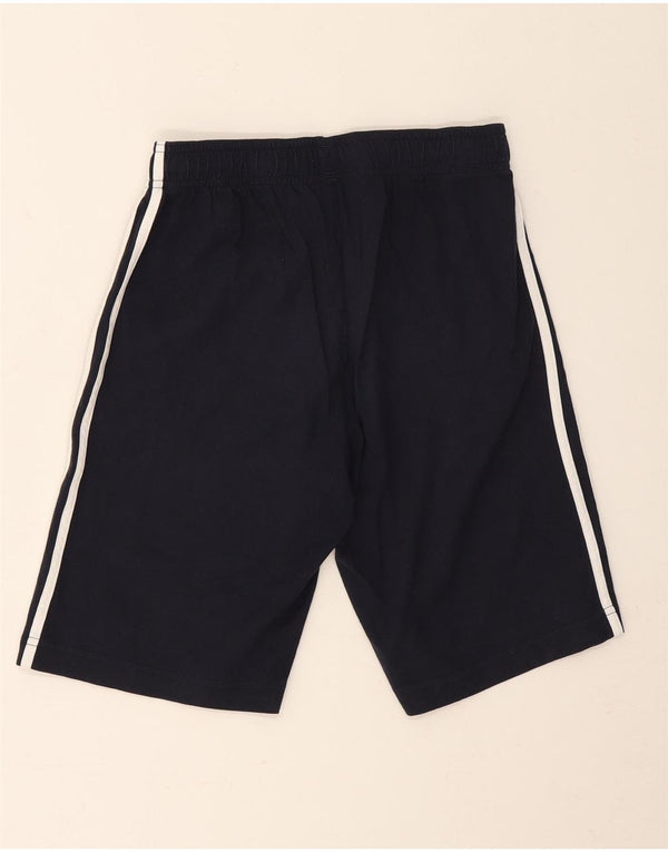 Adidas Sportshorts für Mädchen, 13–14 Jahre, marineblaue Baumwolle