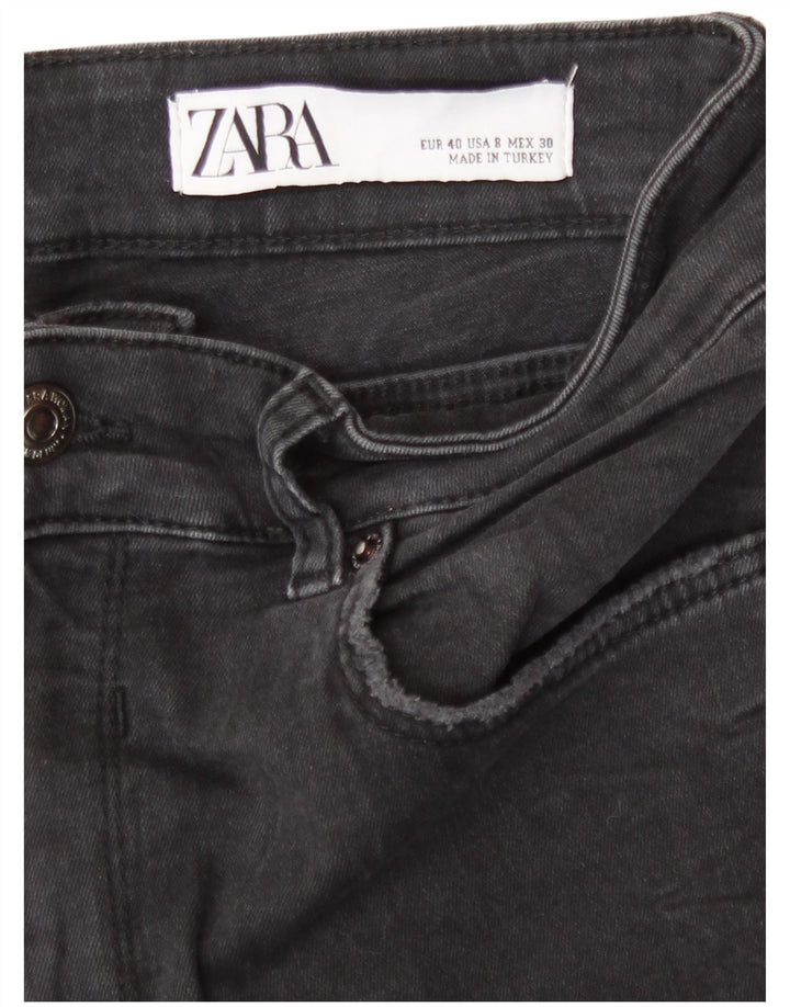 Zara Damen Skinny Jeans EU 40 Medium W30 L27 Schwarz