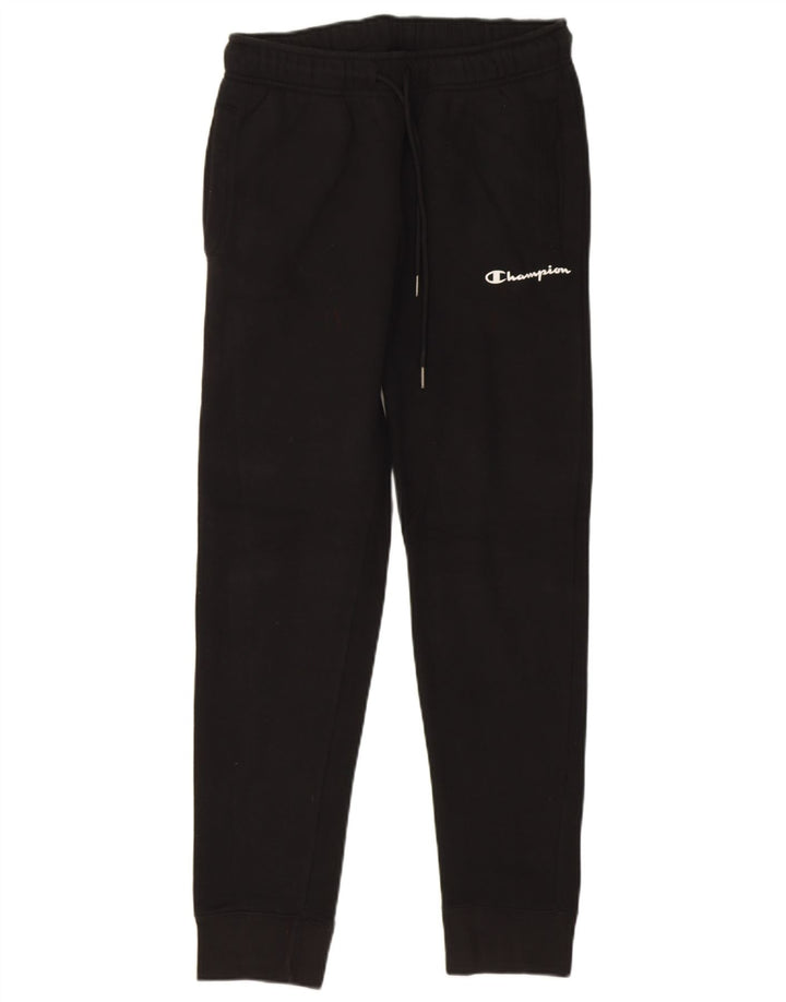 Champion Herren-Trainingshose, Jogginghose, Größe S, Schwarz, Baumwolle