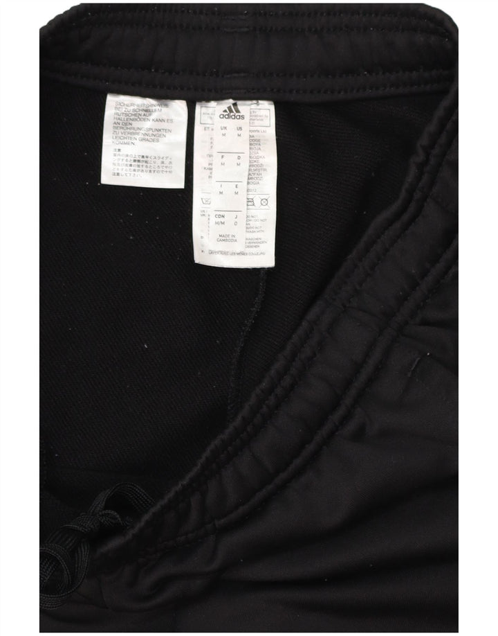 ADIDAS Mens Tracksuit Trousers Medium  Black Polyester