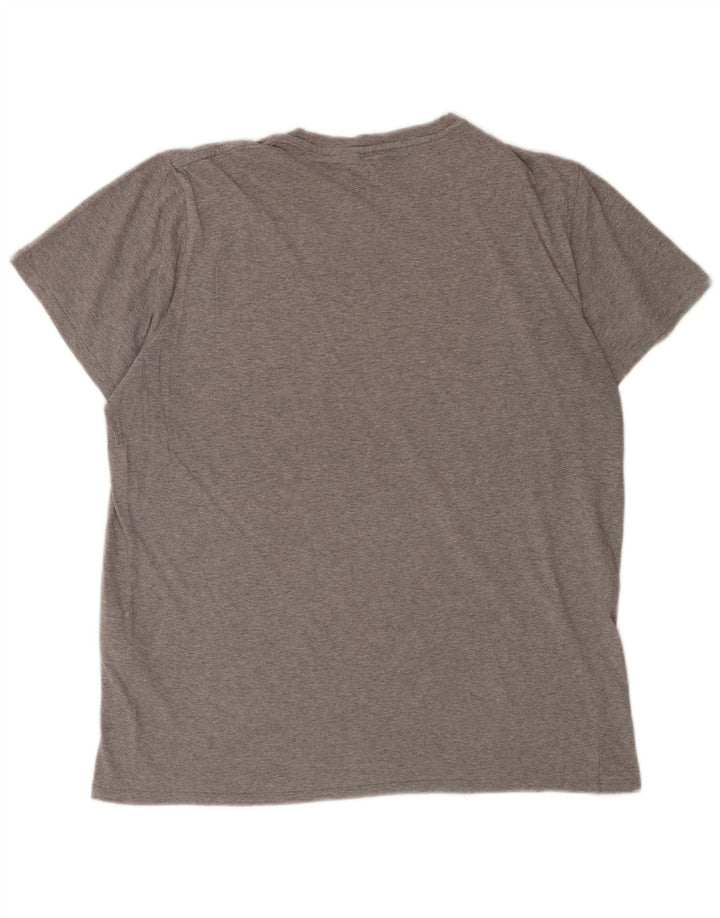 Levi's Herren-T-Shirt mit Grafik, Größe L, aus grauer Baumwolle