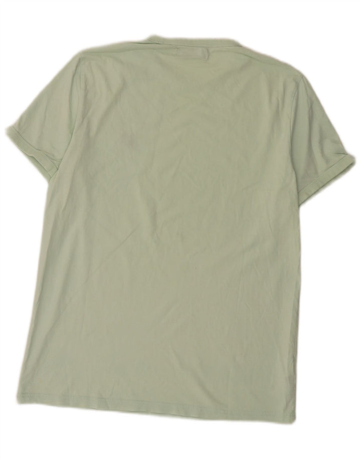 Fred Perry Herren T-Shirt Top mittelgrüne Baumwolle