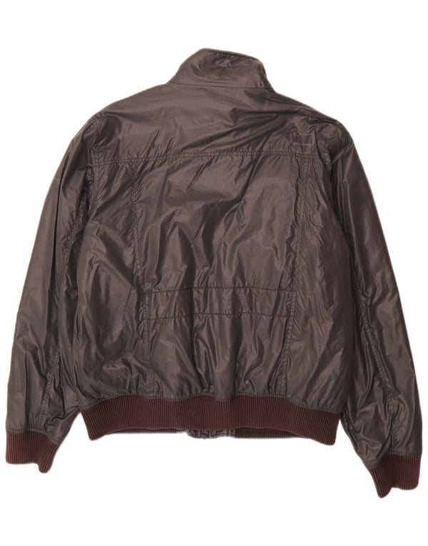 Woolrich Herren Penn-Rich Bomberjacke UK 42 XL Graues Nylon