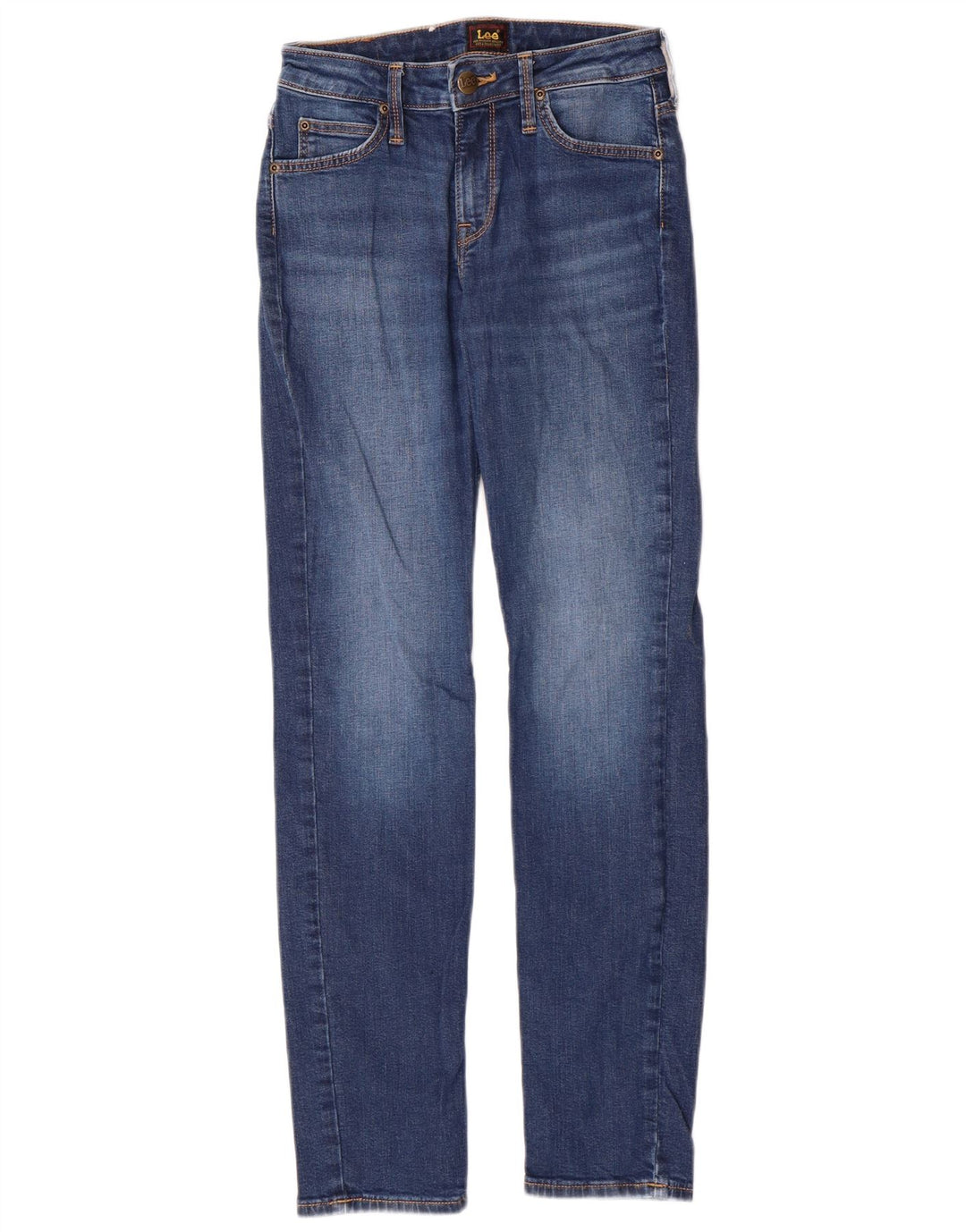 Lee Damen Elly Slim Jeans W25 L28 Blaue Baumwolle