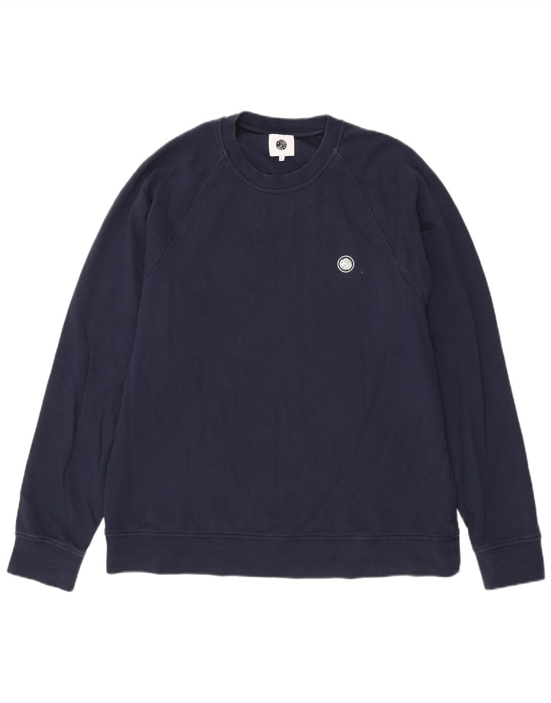 Pretty Green Herren-Sweatshirt-Pullover XL aus marineblauer Baumwolle