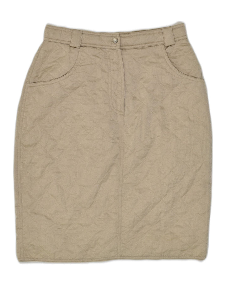 PENNY BLACK Womens Pencil Skirt IT 44 Medium W28 Beige Polyamide | Vintage Penny Black | Thrift | Second-Hand Penny Black | Used Clothing | Messina Hembry 