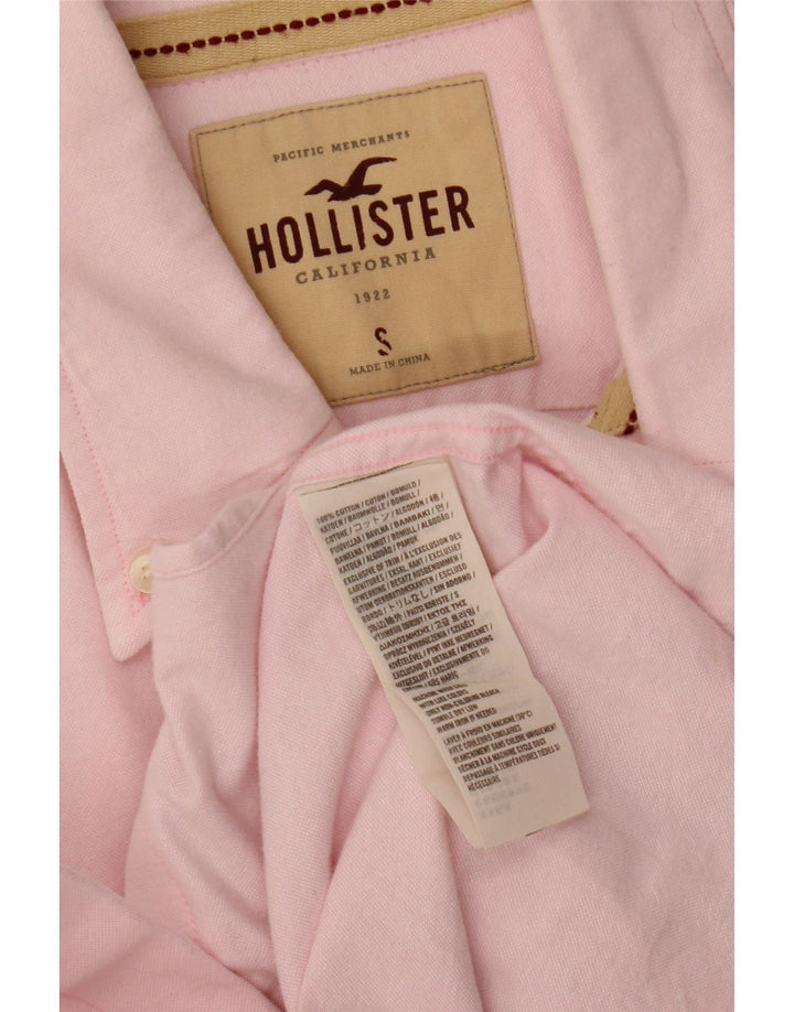 Hollister Herren-Hemd, Größe S, rosa, Baumwolle