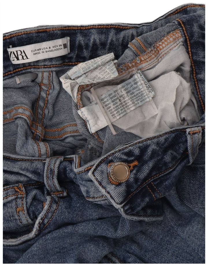 Zara Damen Skinny Jeans EU 40 Medium W30 L30 Blaue Baumwolle