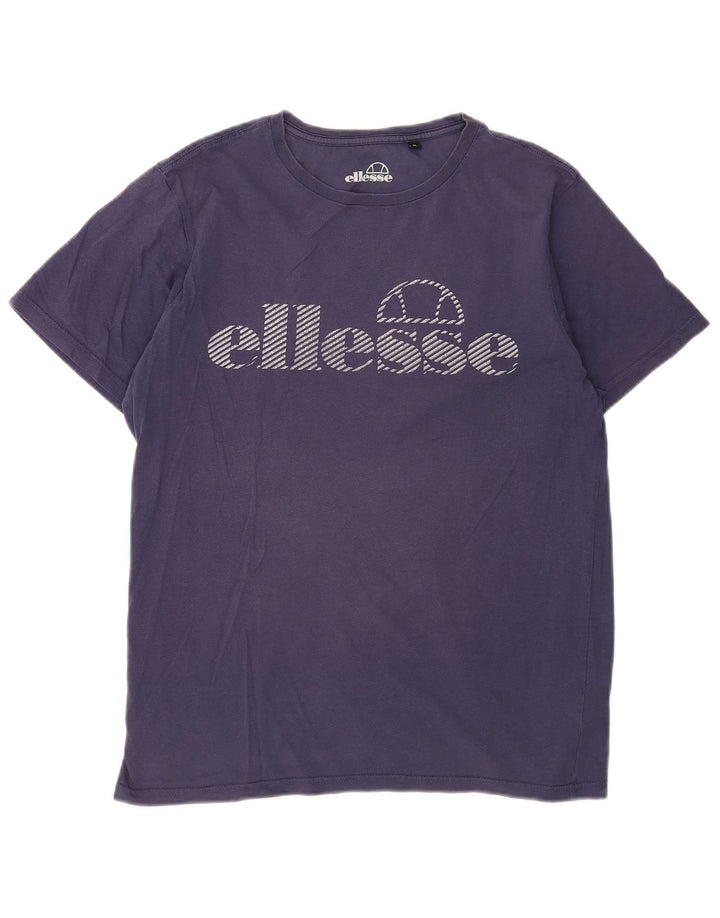 Ellesse Herren-T-Shirt mit Grafik, Größe S, Marineblau