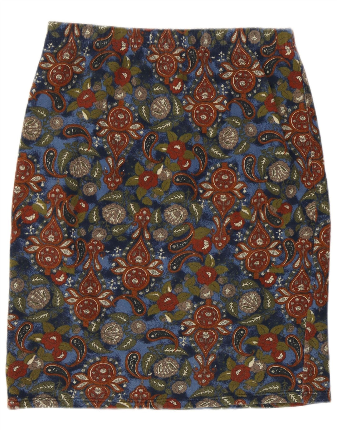 Vintage Damen Bleistiftrock W30 Medium Mehrfarbig Paisley