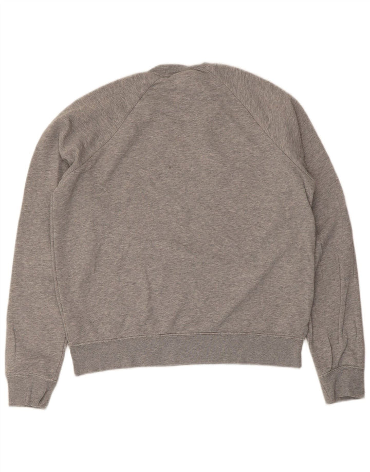 Nike Herren-Sweatshirt mit Grafik, klein, grau gefleckte Baumwolle