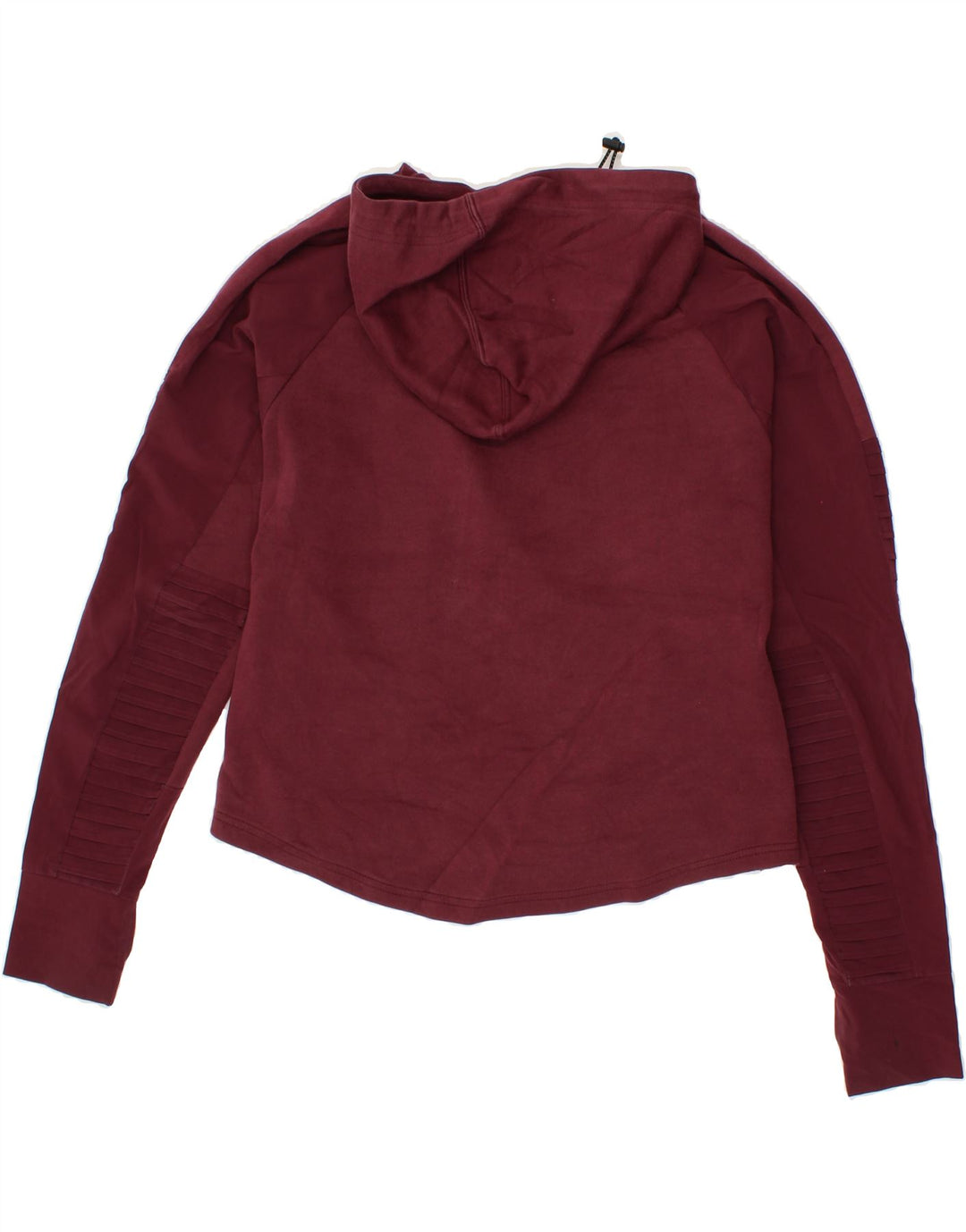 PUMA Womens Hoodie Jumper UK 12 Medium Maroon Polyester Vintage Puma and Second-Hand Puma from Messina Hembry 