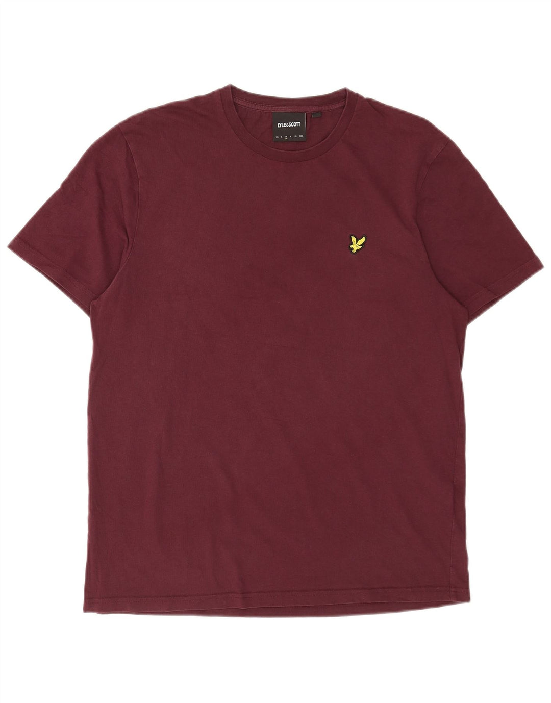 Lyle & Scott Herren T-Shirt-Oberteil aus mittlerer kastanienbrauner Baumwolle