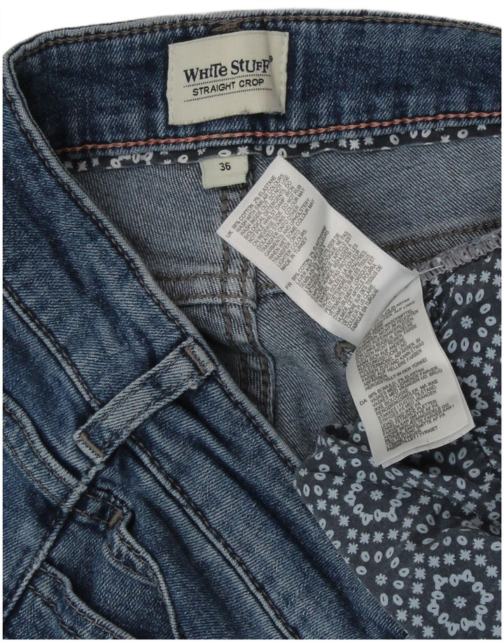 White Stuff Gerade geschnittene Jeans für Damen, EU 36, Größe S, W26, L24, Blau, Baumwolle