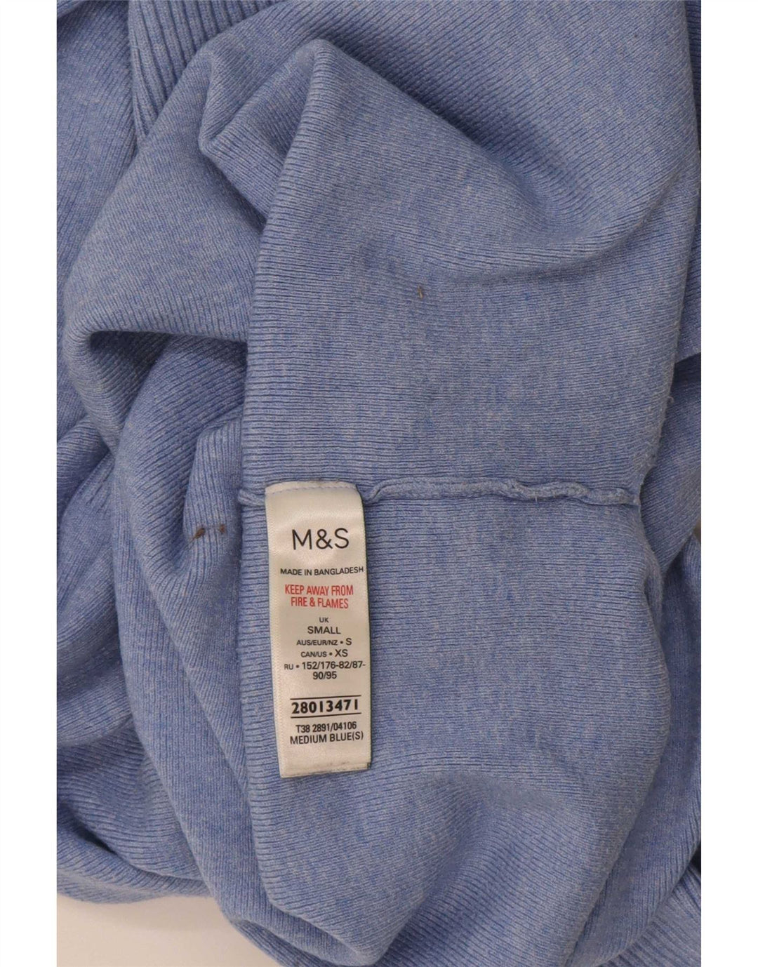 Marks & Spencer Rollkragenpullover für Damen, Gr. 10, Blau