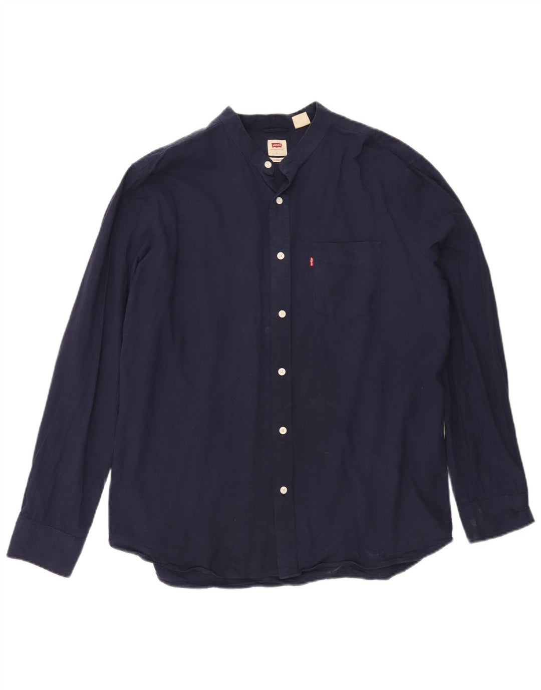 Levi's Herren-Standardhemd, groß, marineblau, Baumwolle