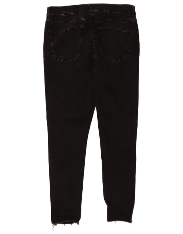 Marks & Spencer Damen The Ivy Skinny Jeans UK 12 Medium W32 L27 Schwarz