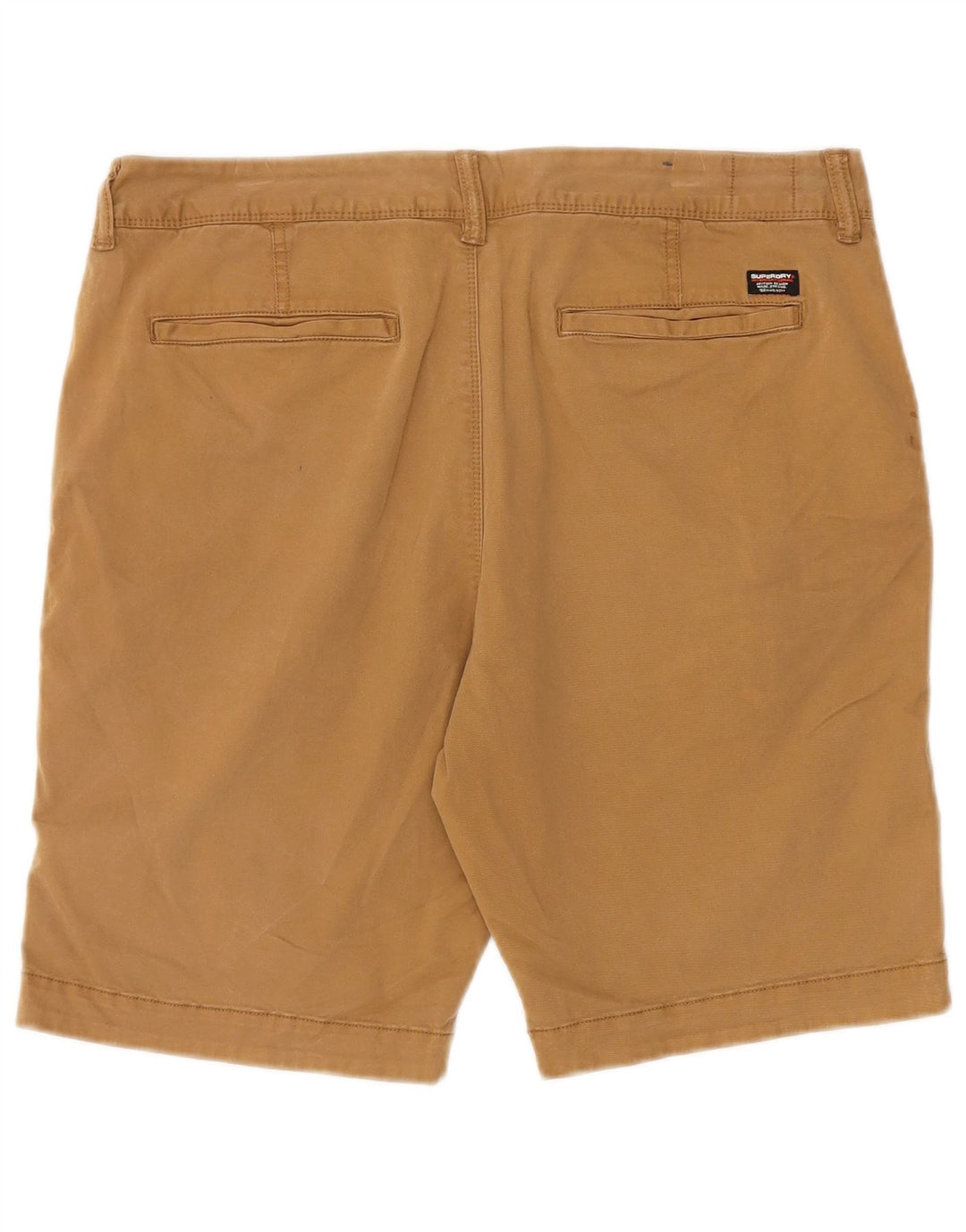 Superdry Herren Slim Chino Shorts W34 Large Beige Baumwolle