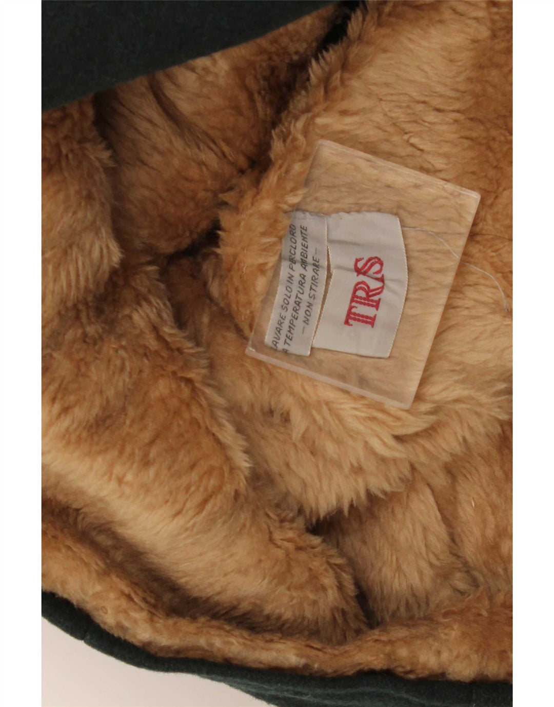 Tris Damen Sherpa-Mantel UK 12 Mittelgrün