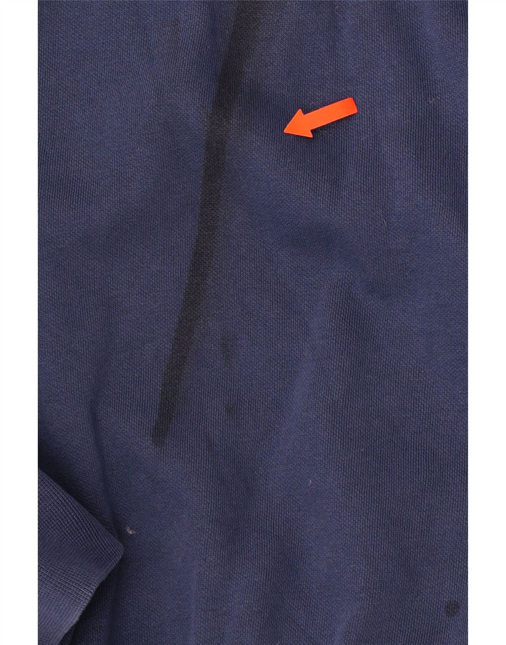 CHAMPION Herren-Sweatshirt mit Grafik, groß, marineblau, Colourblock-Baumwolle