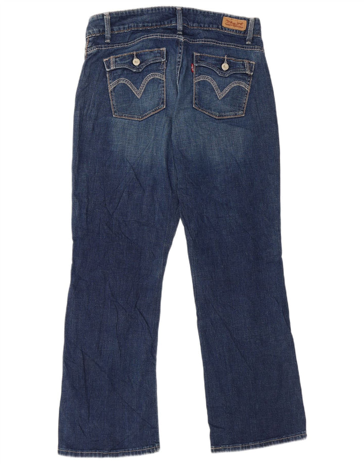 Levi's Damen Curvy Bootcut Jeans W31 L30 Blaue Baumwolle