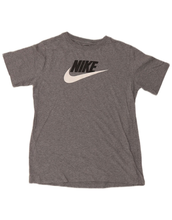 Nike T-Shirt mit Grafik für Jungen, 13–14 Jahre, XL, graue Baumwolle