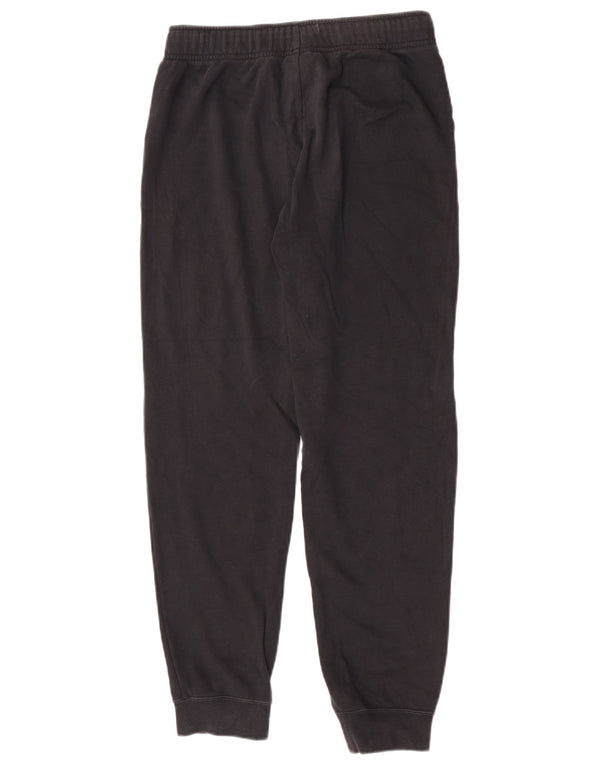Nike Damen Trainingshose Jogger UK 12 Mittelschwarze Baumwolle