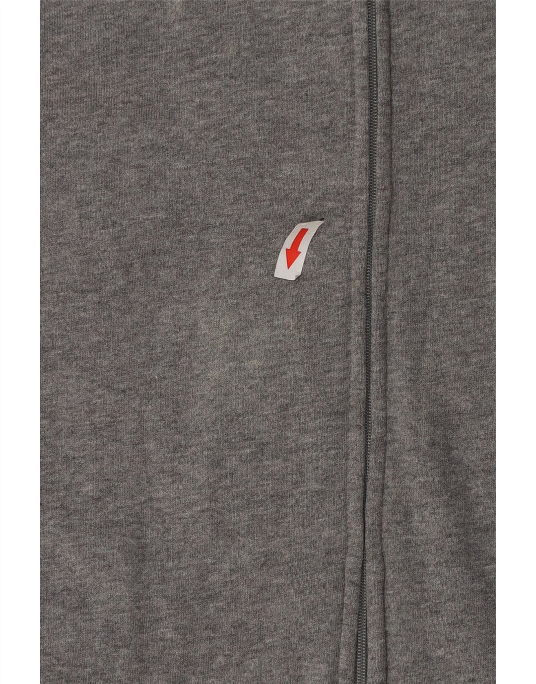 Fila Damen-Trainingsanzug-Top-Jacke, UK 14, große grau gefleckte Baumwolle