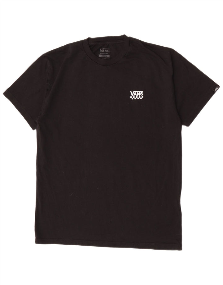 Vans Herren-T-Shirt mit klassischer Passform, mittelschwarze Baumwolle