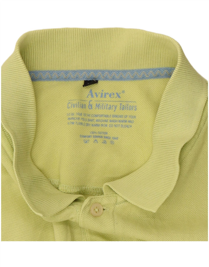 Avirex Herren Poloshirt XL Grün Baumwolle