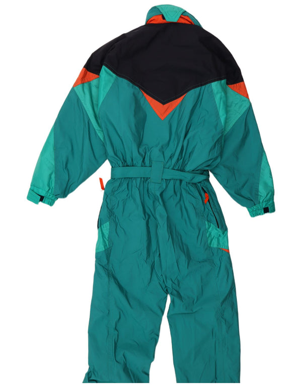 Colmar Herren-Skioverall mit Kapuze, IT 52 XL, grünes Colourblock-Polyamid